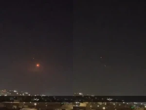 بالفيديو: اعتراضات جوية في سماء الأردن وسط أنباء عن هجوم صاروخي إيراني