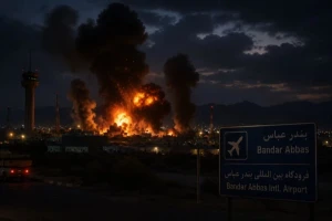 دوي انفجارات في مدينة بندر عباس وجزيرة قشم جنوب إيران