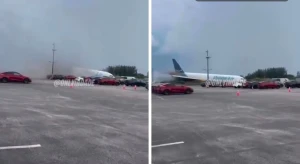 فيديو جديد يوثق لحظة تحطم طائرة شحن تابعة لأمازون في مطار ميامي.. والكشف عن عدد القتلى والمصابين