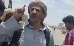 بالفيديو:  أول تعليق من قائد "مطارح الكرامة" الشيخ حمد بن فدغم من داخل منطقة اليتمة بعد تحريرها من ميليشيا الحوثي