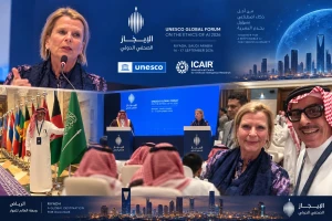 «المرصد» تشارك في تغطية الإيجاز الصحفي الدولي لمنتدى اليونسكو العالمي لأخلاقيات الذكاء الاصطناعي بالرياض