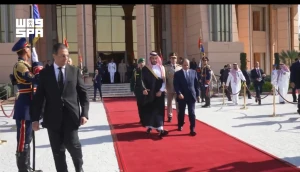 بالفيديو: ولي العهد يغادر القاهرة وفي مقدمة مودعيه الرئيس المصري
