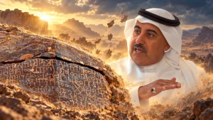 بالفيديو.. رحالة سعودي: يوجد نقش كتبه أبرهة الحبشي بنفسه في بيشة يوثق وصوله على الفيلة وقتاله قبائل في قرية  حلبان