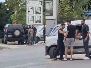 أسرع عملية توقيف.. فيديو للجيش اللبناني يقبض على عنصر من حزب الله أثناء إطلاقه النار من سلاح رشاش في مكان عام