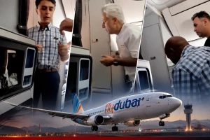 فيديو جديد من داخل طائرة «فلاي دبي» يوثق صراخ أحد الأشخاص بشأن وجود طيار آخر على متن الرحلة قبل هبوطها اضطراريًا في تبوك