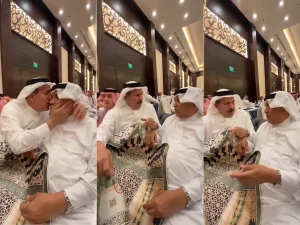 بالفيديو.. الفريان يهدي محمد عبده سجادة صلاة من إيران.. ورد مفاجئ من الفنان يثير الضحك