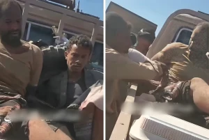 بالفيديو.. أسر عشرات الحوثيين في باب المندب  على يد قوات العمالقة ودرع الوطن اليمنية