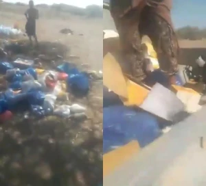 فيديو جديد لحظة هروب ميليشيا الحوثي وترك متعلقاتهم بمواقع القتال في باب المندب وذوباب