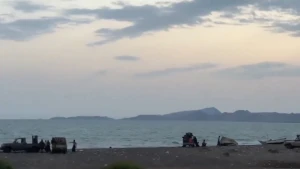 أول فيديو بعد سيطرة القوات الحكومية اليمنية على جزيرة ميون المطلة على باب المندب وطرد عناصر الحوثي منها