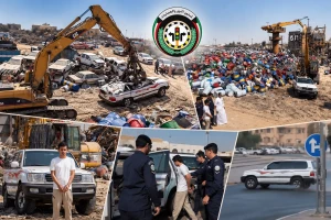 بالفيديو.. المرور الكويتي يكبس سيارة «لاندكروزر» بعد ضبط قائدها بتهمة التفحيط وإتلاف أملاك الدولة
