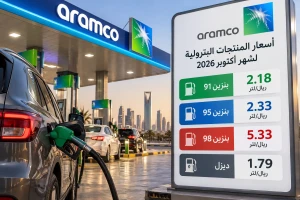«أرامكو» تكشف أسعار البنزين والديزل لشهر أكتوبر 2026 في المملكة