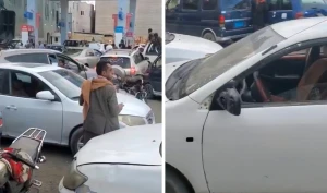 بالفيديو.. طوابير من السيارات أمام محطات الوقود في صنعاء وسط تصاعد غضب اليمنيين تجاه ميليشيا الحوثي الإرهابية