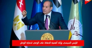 بالفيديو.. السيسي للمصريين: أنا مش بخوفكم.. بس الخراب لو حصل المرة دي مش هتقوم تاني