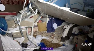 بالفيديو .. لقطات جديدة توثق حجم الأضرار بالمنازل والمركبات  جراء سقوط مقذوف حوثي في نجران
