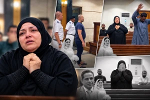 بالفيديو.. انهيار أم مصرية بالبكاء لحظة النطق بحكم إعدام زوج ابنتها في المنوفية