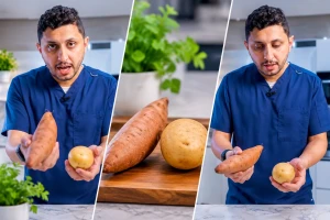 بالفيديو.. طبيب يكشف الفرق بين البطاطس والبطاطا الحلوة.. ويوضح أيهما أعلى في القيمة الغذائية