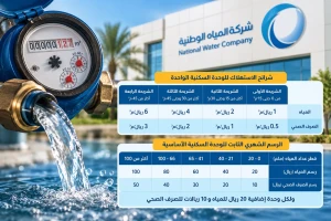 بدءًا من يناير 2027.. «المياه الوطنية» تعلن تعديل تعريفة استهلاك المياه والصرف الصحي للقطاع السكني .. والكشف عن الأسعار الجديدة