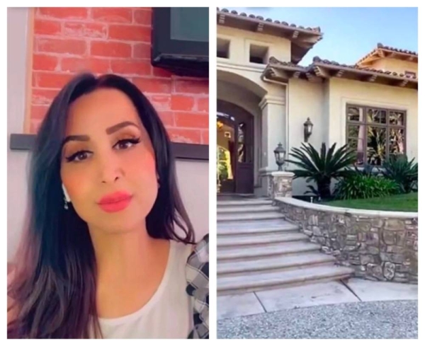 شاهد.. لأول مرة "هند القحطاني" تحسم الجدل بشأن حقيقة ملكيتها للقصر الذي تعيش فيه بأمريكا