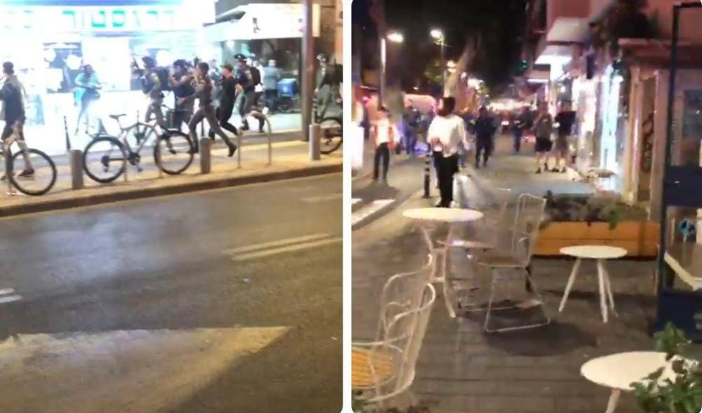 شاهد.. فيديو جديد أثناء بحث الشرطة الإسرائيلية عن منفذ الهجوم المسلح في تل أبيب