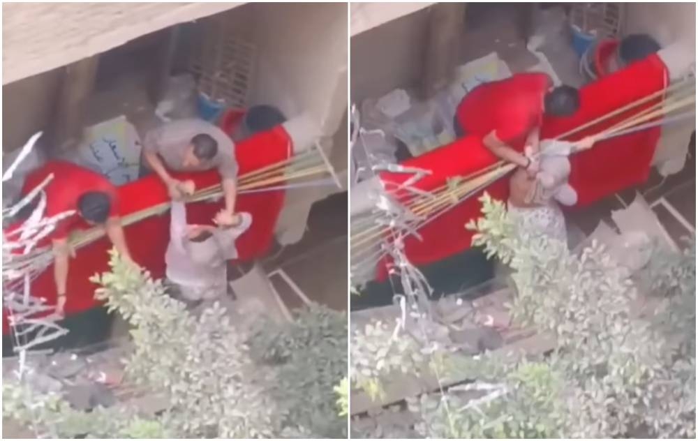 طفلة "البلكونة" التي حاول والدها إلقائها من شرفة المنزل تروي تفاصيل الواقعة!