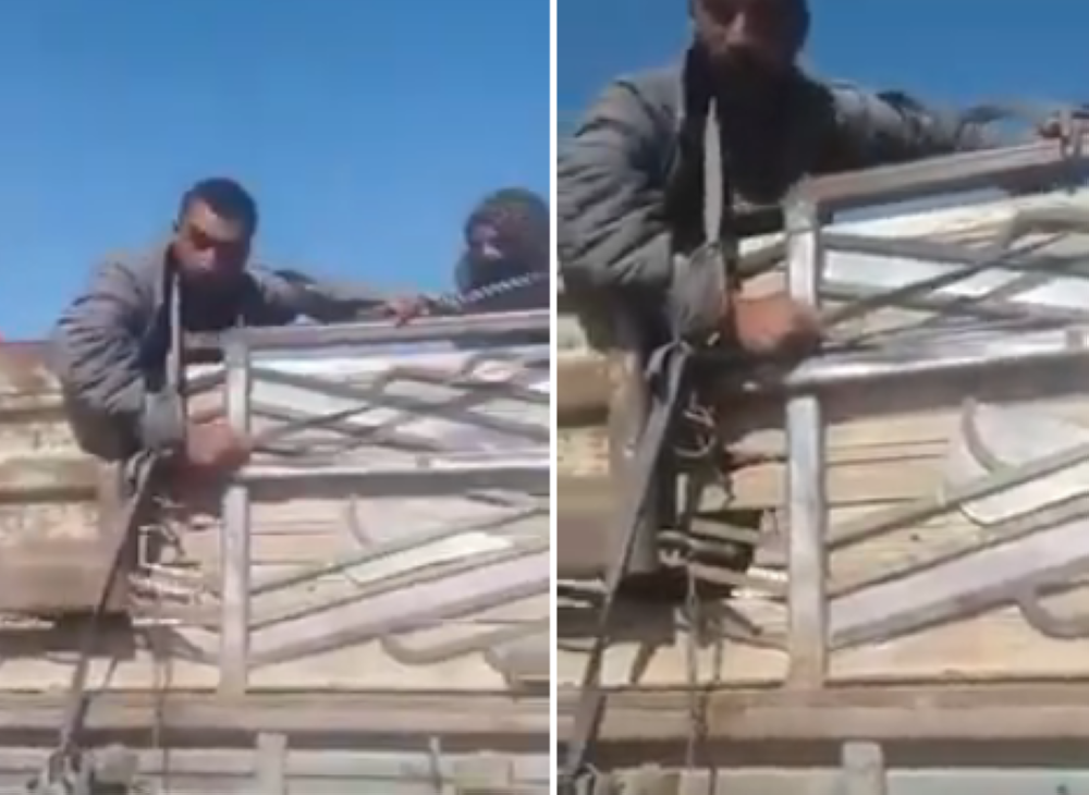 شاهد :  رجل" ينبح "بعد إصابته  بداء الكلب في ريف الرقة بسوريا والمراكز الصحية ترفض استقباله