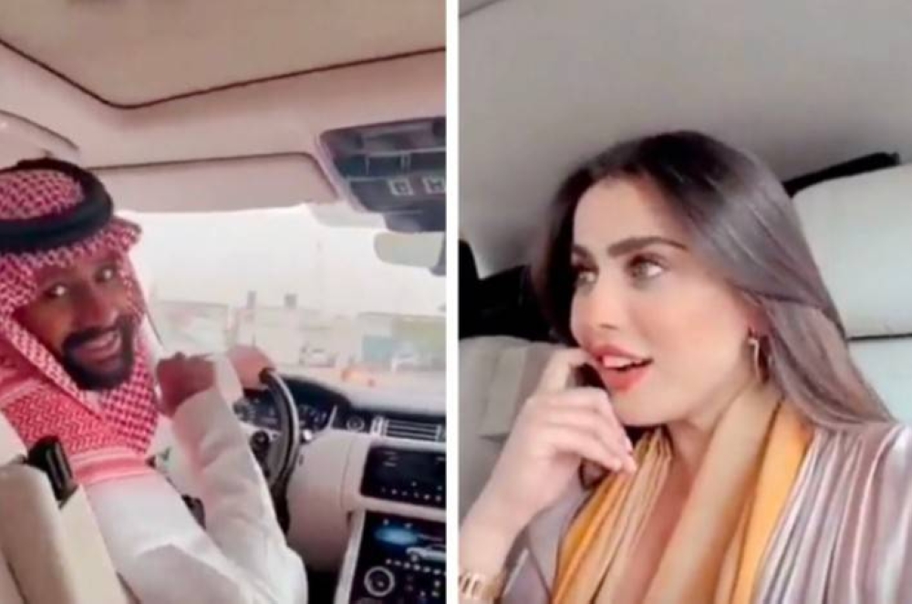 اللبنانية "يومى" تسأل سائق سعودي استقبلها بالرياض: أنت بدوي  ؟ ..شاهد ردة فعله