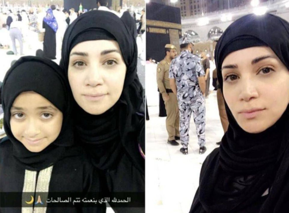 صورة ديانا حداد أمام الكعبة تثير حيرة جمهورها .. تعرف على حقيقة اعتناقها للإسلام