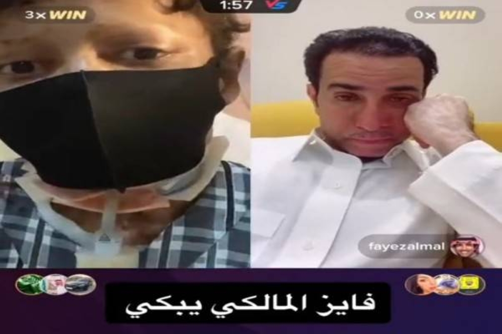 شاهد.. فايز المالكي يبكي خلال بث مباشر مع طفل ساهم في علاجه قبل سنوات