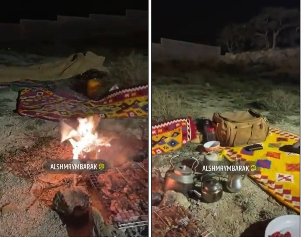 شاهد: سعوديون يذهبون للنزهة إلى منطقة برية بالقرب من أبها.. وبعد يومين اكتشفوا المفاجأة!