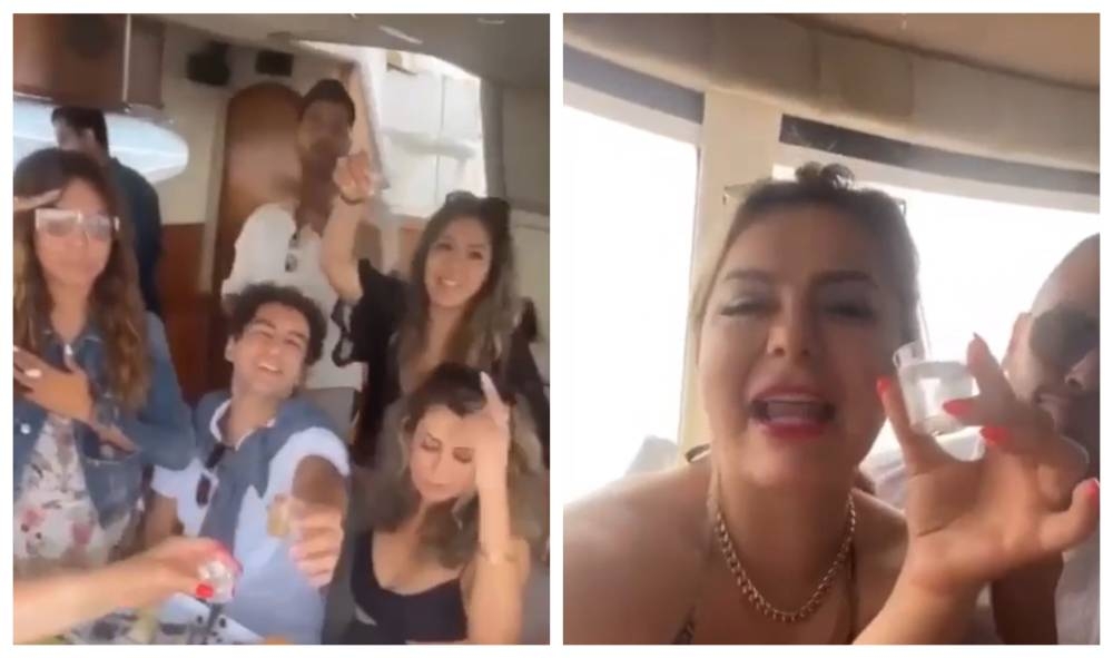 شاهد: فيديو مسرب لابنة الرئيس الإيراني السابق محمد خاتمي تحتسي الخمر في حفل ماجن على متن يخت فاخر