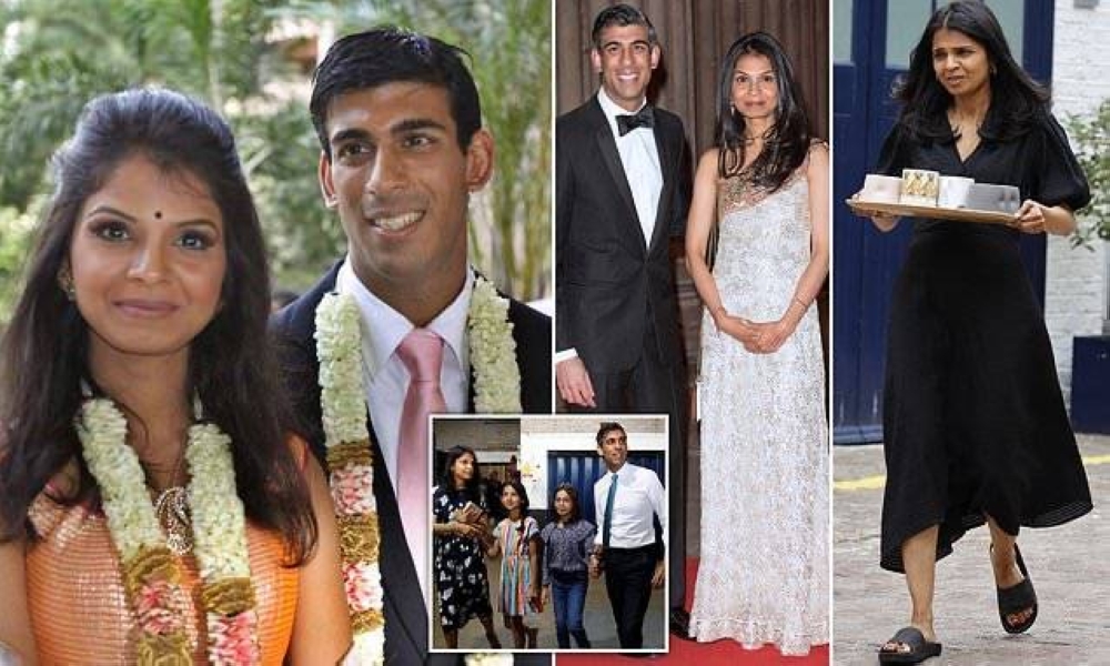 أكثر ثراءً من الملك تشارلز.. تعرف على زوجة "سوناك" رئيس وزراء بريطانيا الجديد وحجم ثروتها