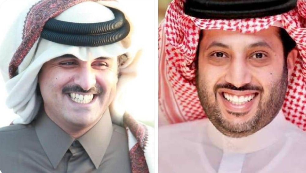 " الرجال بطيبها وأفعالها"..تركي آل الشيخ يكتب قصيدة مدح في أمير قطر تميم بن حمد