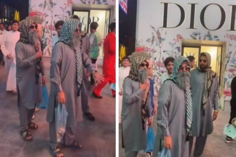 شاهد.. شبان يرتدون اللبس الباكستاني أثناء الاحتفال بفعالية "ويكند الرعب" في بوليفارد الرياض
