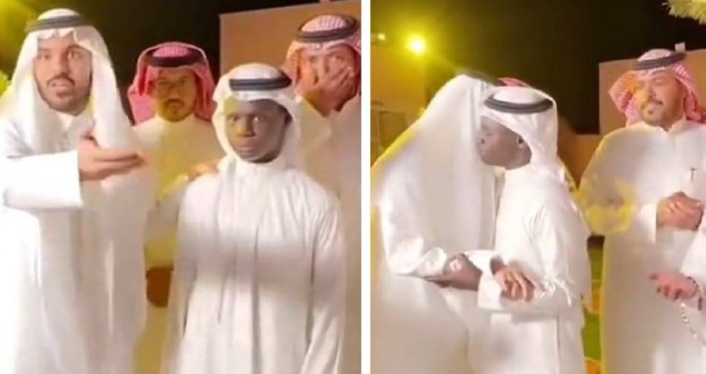 شاهد.. مشهور سناب غازي الذيابي يفاجئ فيصل العتيبي ويمنحه هدية "سيارة وإعلانين"