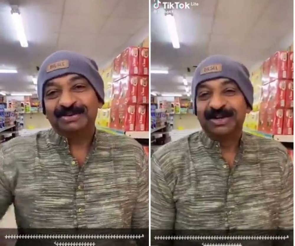 شاهد: ظهور شبيه للفنان عبادي الجوهر داخل "سوبر ماركت"