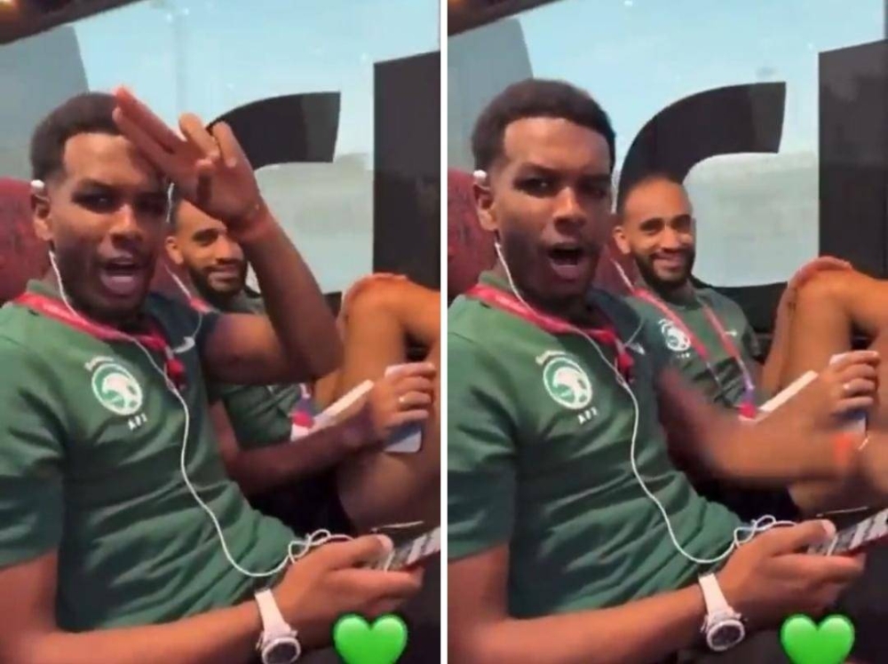 شاهد.. طقطقة علي البليهي على ميسي بعد فوز المنتخب أمام الأرجنتين شاهد.. طقطقة علي البليهي على ميسي بعد فوز المنتخب أمام الأرجنتين