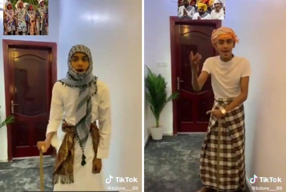 "الغبانة حقتنا يا هوه".. شاهد: مقطع ساخر لشاب يرتدي العمامة الهندية ويحمل بيده عصا المزمار الأفريقية