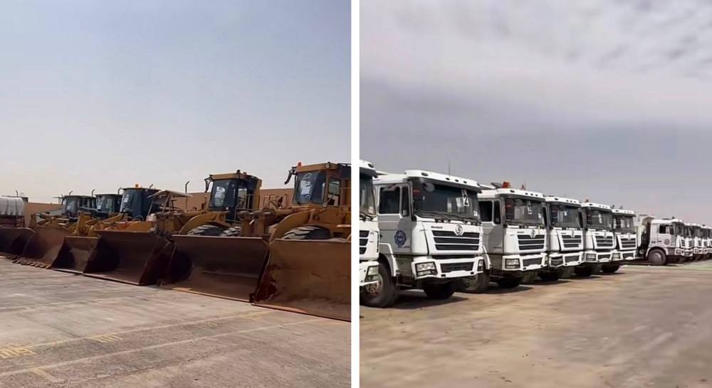 شاهد.. إعلان عن "مزاد علني" ضخم لبيع مجموعة كبيرة من المعدات الثقيلة والسيارات بالرياض