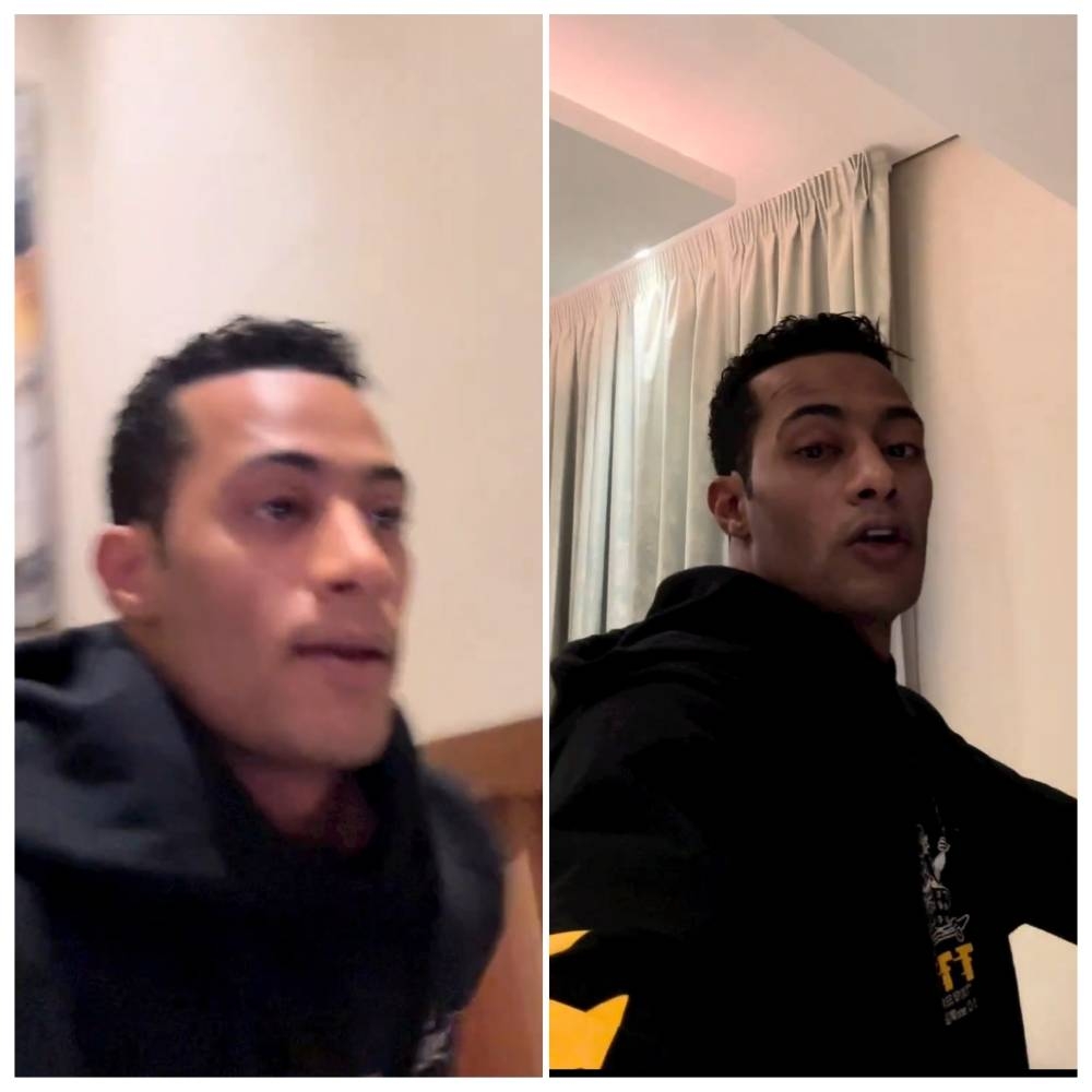 "الجري نص الجدعنة"..شاهد: الفنان محمد رمضان ينشر فيديو لهروبه من فندق بالرياض بعد نداء بالمغادرة فورا