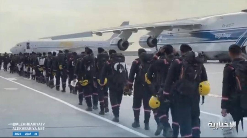 شاهد.. فريق الإنقاذ السعودي يغادر تركيا بعد انتهاء عمليات البحث عن ضحايا الزلزال