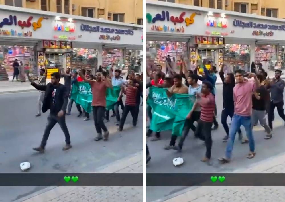 بالفيديو.. الجالية الآسيوية تحتفل بيوم "العلم السعودي"