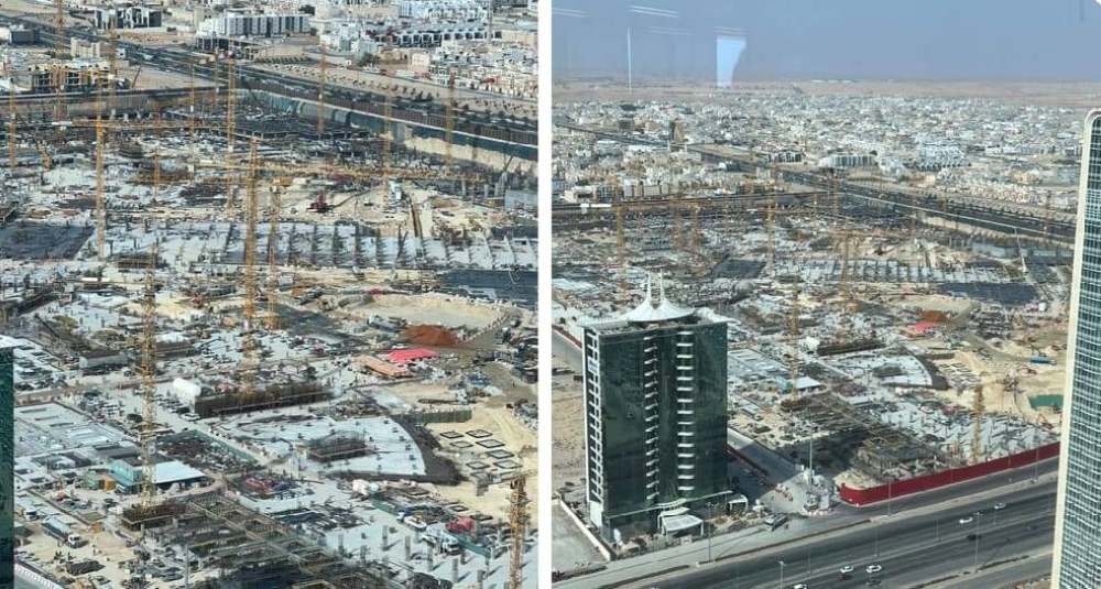 شاهد.. أحدث صور من مشروع إنشاء مركز  "أفنيوز الرياض "أكبر مجمع تجاري في العالم