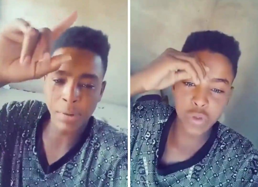 شاهد.. طفل سوداني يبكي بسبب الاشتباكات العسكرية.. ويعلق: قتلوا أصحابي