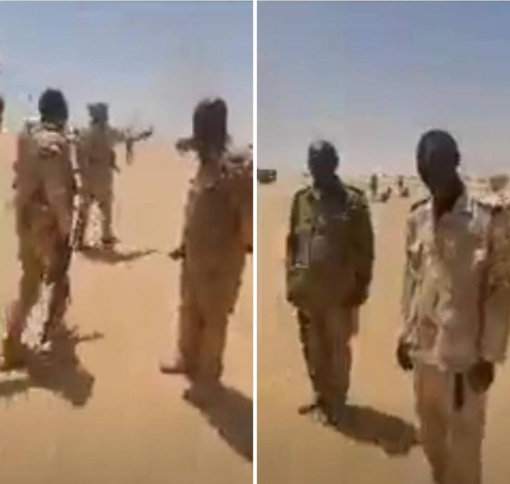 شاهد.. قوات الدعم السريع تأسر عددًا من ضباط الجيش السوداني وتدمر كتيبة عسكرية