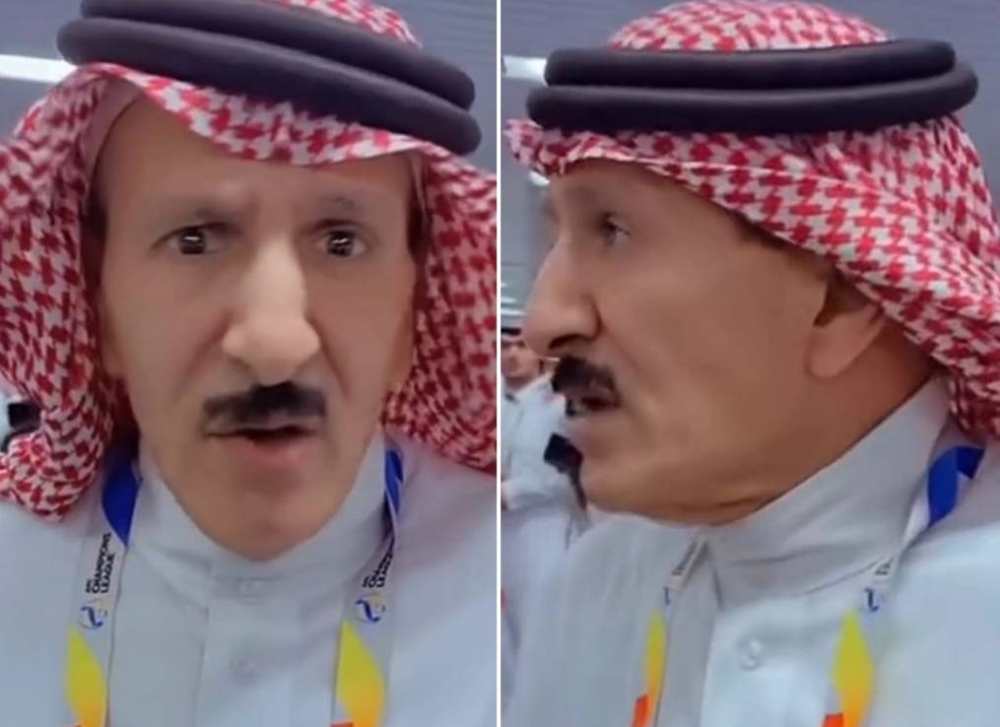 الفريان يتعرض لموقف محرج من لاعب هلالي.. شاهد ردة فعله!