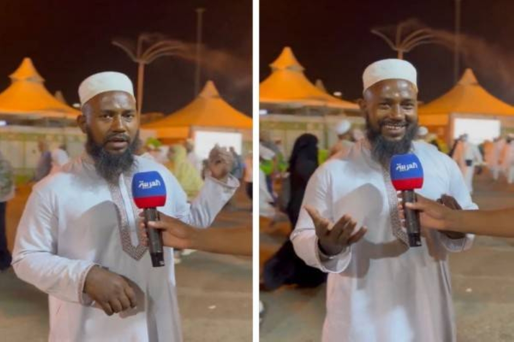 شاهد.. حاج بنجلاديشي "يبتسم " بعدما كشف عن أول أمر سوف يقوم به عند عودته لبلاده!