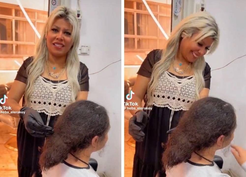 شاهد: ماذا حدث لشعر فتاة مصرية بعد عام لم تمشط شعرها !