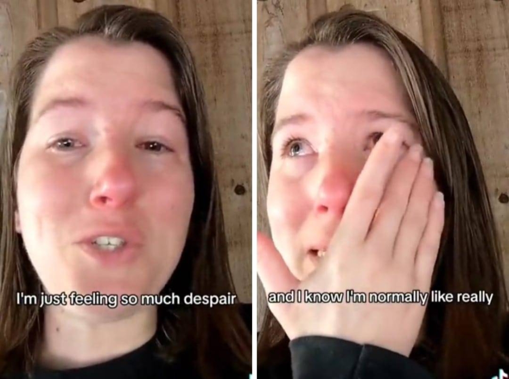 شاهد: مواطنة كندية تبكي بعد غلاء الأسعار