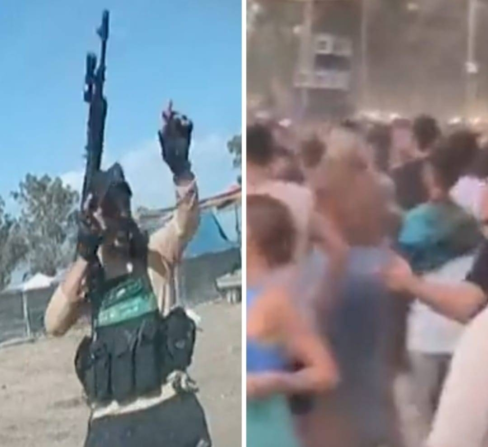 شاهد.. لحظة هجوم مسلحو حماس على عشرات الإسرائيليين قبل قتلهم في موقع مهرجان موسيقي