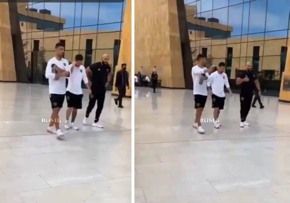 شاهد.. أحدث ظهور ل "ميسي" أثناء تجوله في الرياض